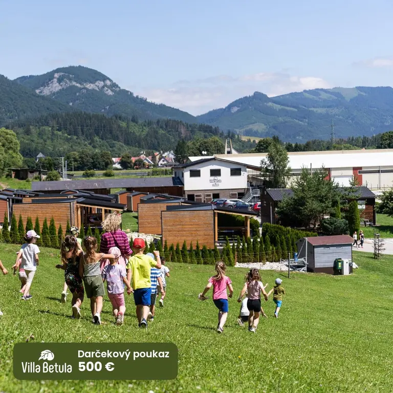 Darčekový poukaz 500 € – deti v areáli rezortu vo Villa Betula Resort