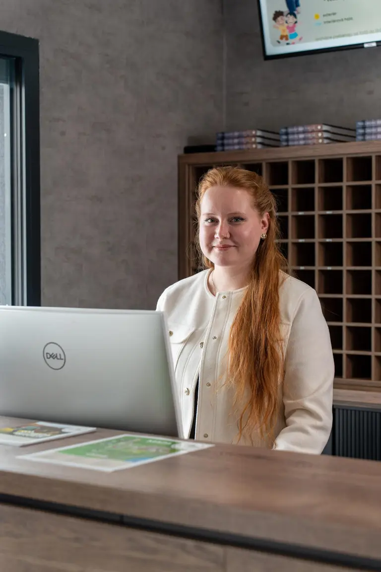 Bc. Veronika Tomčíková, recepcia vo Villa Betula Resort