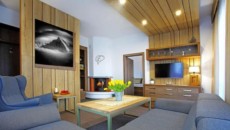 Apartmán s krbom vo Villa Betula Resort